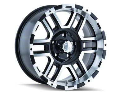 ION Wheels 179 Satin Black Machined 8-Lug Wheel; 18x9; 12mm Offset (01-06 Sierra 2500 HD)