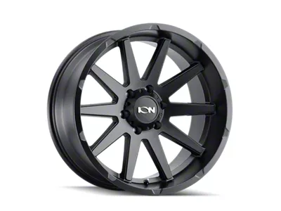ION Wheels 143 Matte Black 8-Lug Wheel; 20x9; 18mm Offset (01-06 Silverado 2500 HD)