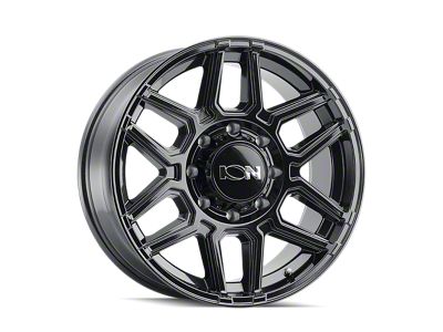 ION Wheels 146 Gloss Black 8-Lug Wheel; 20x9; 18mm Offset (01-06 Silverado 3500 HD SRW)