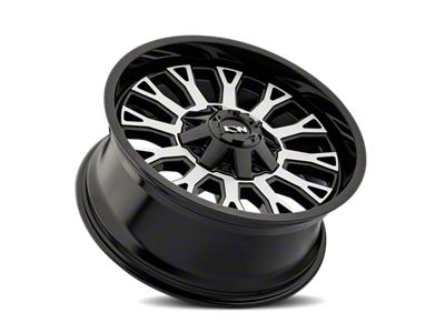 ION Wheels TYPE 152 Gloss Black Machined 8-Lug Wheel; 20x9; 0mm Offset (03-09 RAM 2500)