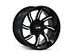 ION Wheels TYPE 151 Gloss Black Milled 8-Lug Wheel; 20x9; 0mm Offset (03-09 RAM 3500 SRW)