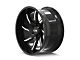 ION Wheels TYPE 151 Gloss Black Milled 8-Lug Wheel; 20x9; 0mm Offset (03-09 RAM 3500 SRW)