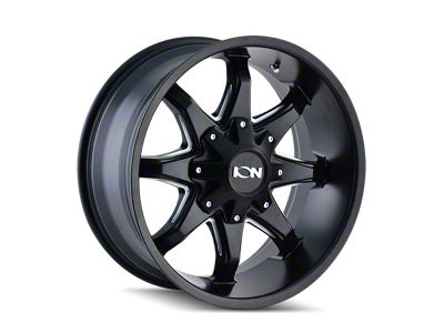 ION Wheels 181 Satin Black Milled 6-Lug Wheel; 20x9; 18mm Offset (04-08 F-150)