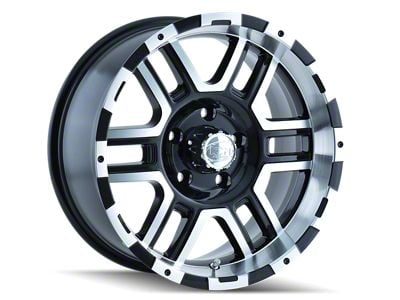 ION Wheels 179 Satin Black Machined 6-Lug Wheel; 17x8; 10mm Offset (07-13 Silverado 1500)