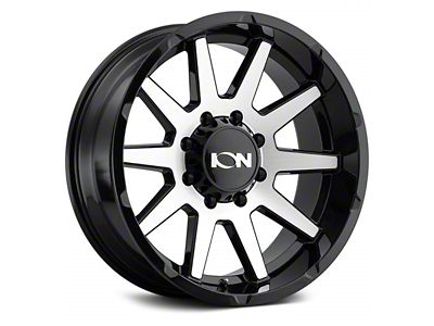 ION Wheels TYPE 143 Gloss Black Machine 6-Lug Wheel; 20x10; -19mm Offset (07-13 Silverado 1500)