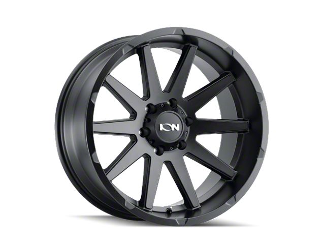ION Wheels TYPE 143 Matte Black 6-Lug Wheel; 20x10; -19mm Offset (07-13 Silverado 1500)