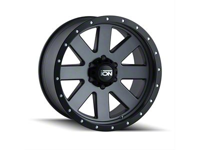 ION Wheels TYPE 134 Matte Gunmetal Beadlock 6-Lug Wheel; 17x8.5; -6mm Offset (07-14 Tahoe)