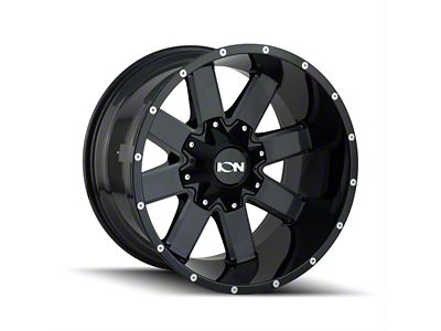 ION Wheels TYPE 141 Gloss Black Milled 6-Lug Wheel; 17x9; 18mm Offset (07-14 Tahoe)