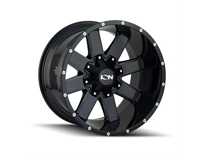 ION Wheels TYPE 141 Gloss Black Milled 6-Lug Wheel; 20x10; -19mm Offset (07-14 Tahoe)