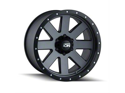 ION Wheels TYPE 134 Matte Gunmetal Beadlock 6-Lug Wheel; 17x8.5; -6mm Offset (07-14 Yukon)