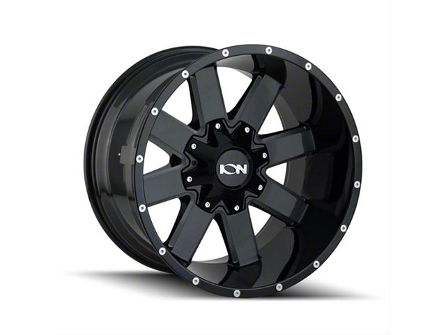 ION Wheels TYPE 141 Gloss Black Milled 6-Lug Wheel; 17x9; 18mm Offset (07-14 Yukon)