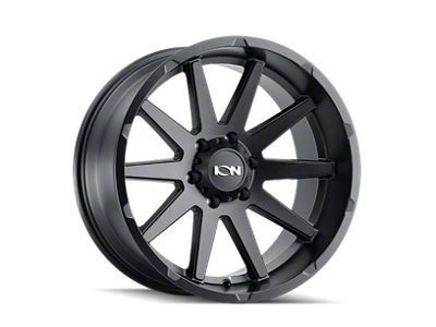 ION Wheels TYPE 143 Matte Black 6-Lug Wheel; 17x9; -12mm Offset (07-14 Yukon)