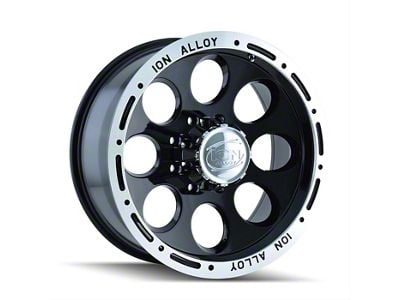 ION Wheels TYPE 174 Black Machined 6-Lug Wheel; 17x9; 0mm Offset (07-14 Yukon)