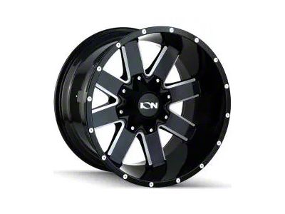ION Wheels 141 Gloss Black Milled 8-Lug Wheel; 20x9; 18mm Offset (08-10 F-250 Super Duty)