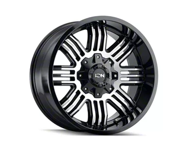 ION Wheels 144 Satin Black Machined 8-Lug Wheel; 20x9; 18mm Offset (08-10 F-250 Super Duty)