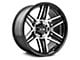 ION Wheels TYPE 147 Black Machined 8-Lug Wheel; 20x9; 0mm Offset (10-18 RAM 3500 SRW)
