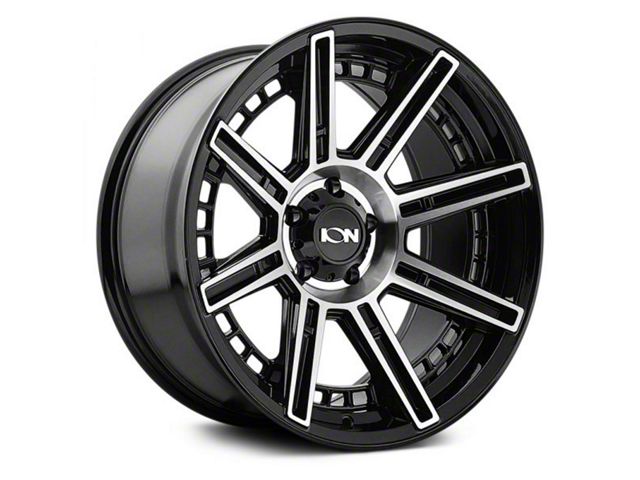 ION Wheels TYPE 149 Black Machined 8-Lug Wheel; 20x9; -12mm Offset (10-18 RAM 3500 SRW)