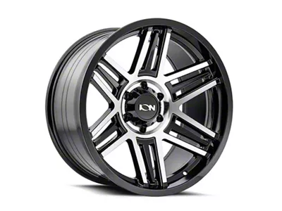 ION Wheels TYPE 147 Black Machined 8-Lug Wheel; 20x10; -19mm Offset (11-16 F-250 Super Duty)