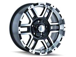 179 Satin Black Machined 8-Lug Wheel; 18x9; 12mm Offset (11-16 F-350 Super Duty SRW)