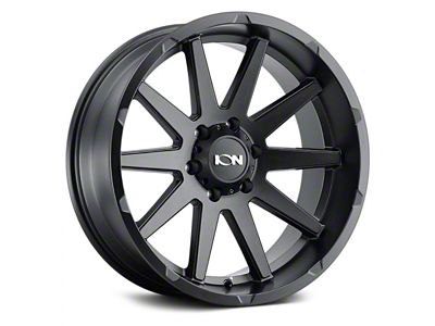 ION Wheels TYPE 143 Matte Black 6-Lug Wheel; 18x9; 18mm Offset (14-18 Silverado 1500)