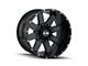 ION Wheels TYPE 141 Gloss Black Milled 6-Lug Wheel; 17x9; 18mm Offset (15-20 Tahoe)