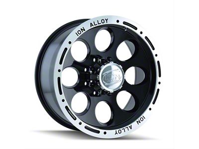 ION Wheels TYPE 174 Black Machined 6-Lug Wheel; 17x9; 0mm Offset (15-20 Tahoe)