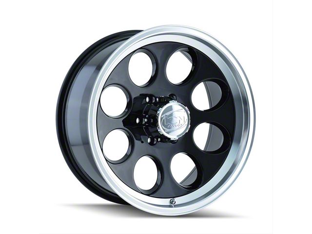 ION Wheels TYPE 171 Black Machined 6-Lug Wheel; 17x9; 0mm Offset (15-20 Yukon)