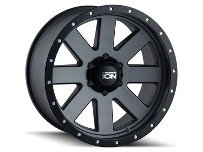 ION Wheels TYPE 134 Matte Gunmetal Beadlock 6-Lug Wheel; 17x8.5; -6mm Offset (99-06 Sierra 1500)