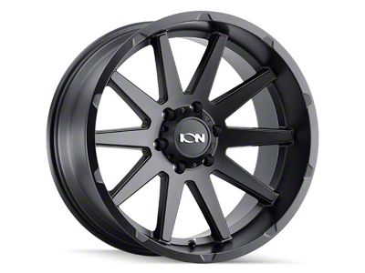 ION Wheels TYPE 143 Matte Black 6-Lug Wheel; 17x9; -12mm Offset (99-06 Sierra 1500)