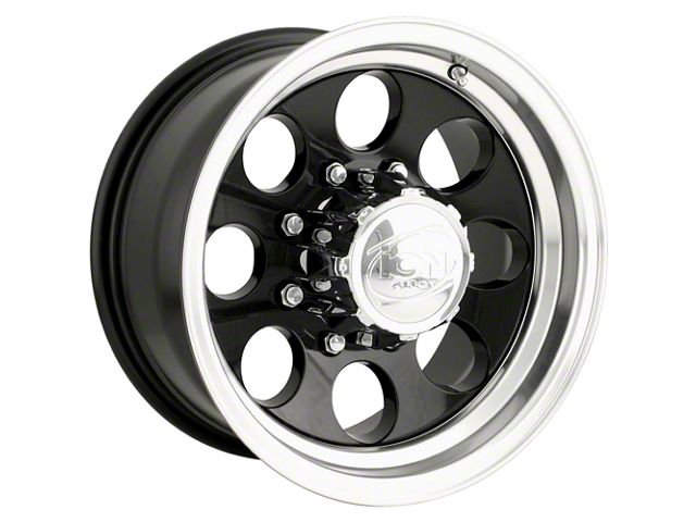 ION Wheels TYPE 171 Black Machined 6-Lug Wheel; 17x9; 0mm Offset (99-06 Sierra 1500)