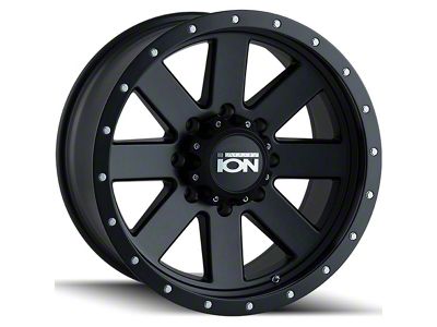 ION Wheels TYPE 134 Matte Black Beadlock 6-Lug Wheel; 17x8.5; 6mm Offset (99-06 Silverado 1500)