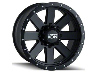 ION Wheels TYPE 134 Matte Black Beadlock 6-Lug Wheel; 17x8.5; -6mm Offset (07-13 Silverado 1500)