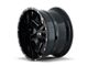 ION Wheels TYPE 141 Gloss Black Milled 6-Lug Wheel; 17x9; 18mm Offset (07-13 Silverado 1500)