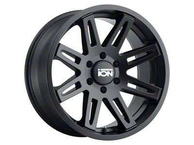 ION Wheels TYPE 142 Matte Black 6-Lug Wheel; 17x9; -12mm Offset (07-13 Silverado 1500)