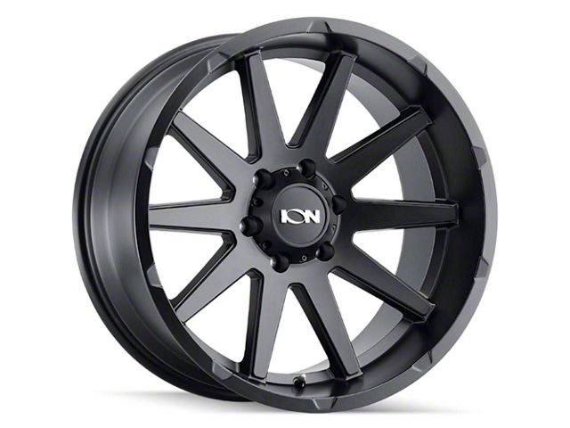 ION Wheels TYPE 143 Matte Black 6-Lug Wheel; 17x9; -12mm Offset (14-18 Sierra 1500)