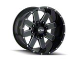 ION Wheels TYPE 141 Gloss Black Milled 6-Lug Wheel; 17x9; 18mm Offset (14-18 Silverado 1500)