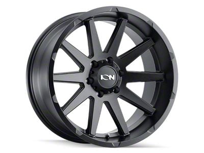 ION Wheels TYPE 143 Matte Black 6-Lug Wheel; 17x9; -12mm Offset (14-18 Silverado 1500)