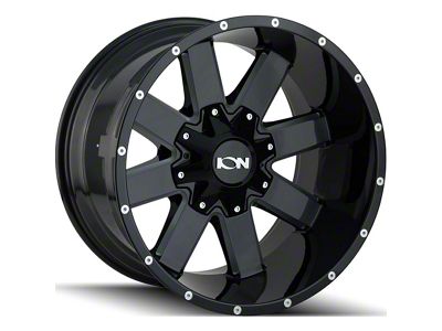 ION Wheels TYPE 141 Gloss Black Milled 6-Lug Wheel; 17x9; 18mm Offset (21-25 F-150)