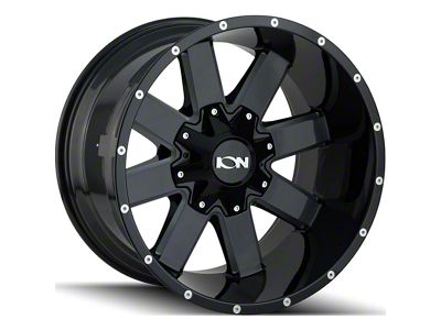 ION Wheels TYPE 141 Gloss Black Milled 6-Lug Wheel; 17x9; 18mm Offset (21-24 F-150)