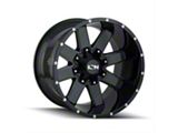 ION Wheels TYPE 141 Gloss Black Milled 6-Lug Wheel; 17x9; 18mm Offset (24-25 Ranger)