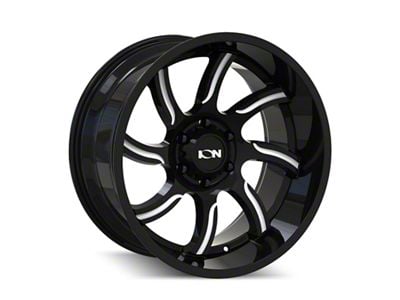 ION Wheels TYPE 151 Gloss Black Milled 8-Lug Wheel; 20x9; 0mm Offset (06-08 RAM 1500 Mega Cab)