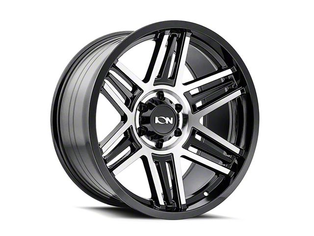 ION Wheels TYPE 147 Black Machined 8-Lug Wheel; 20x10; -19mm Offset (19-24 RAM 3500 SRW)