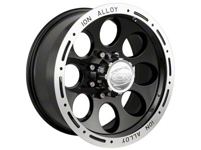 ION Wheels TYPE 174 Black Machined 6-Lug Wheel; 17x9; 0mm Offset (19-23 Ranger)