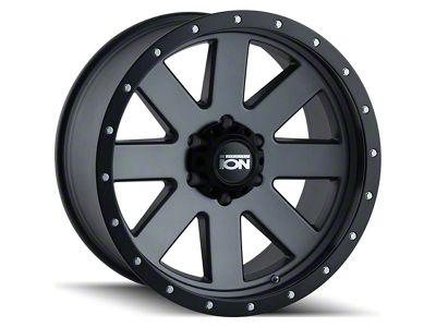 ION Wheels TYPE 134 Matte Gunmetal Beadlock 6-Lug Wheel; 17x8.5; -6mm Offset (19-25 Sierra 1500)