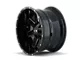 ION Wheels TYPE 141 Gloss Black Milled 6-Lug Wheel; 17x9; 18mm Offset (19-24 Silverado 1500)