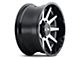 ION Wheels TYPE 143 Gloss Black Machine 6-Lug Wheel; 20x9; 18mm Offset (19-24 Silverado 1500)