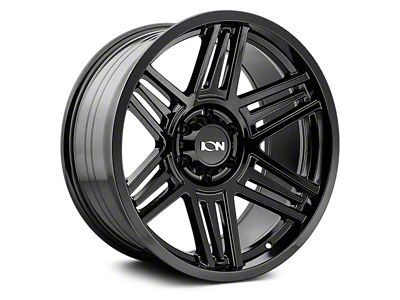 ION Wheels TYPE 147 Gloss Black 8-Lug Wheel; 20x9; 0mm Offset (07-10 Silverado 3500 HD SRW)