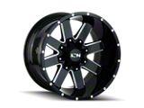141 Gloss Black Milled 6-Lug Wheel; 17x9; -12mm Offset (21-26 Yukon)