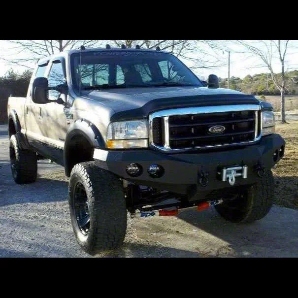 Iron Bull Bumpers Winch Front Bumper with Enforcer Grille Guard and 5 ...