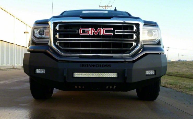 Pair Front Bumper Support Brackets For GMC Sierra 1500 (2016-2018) - Direct Replacement